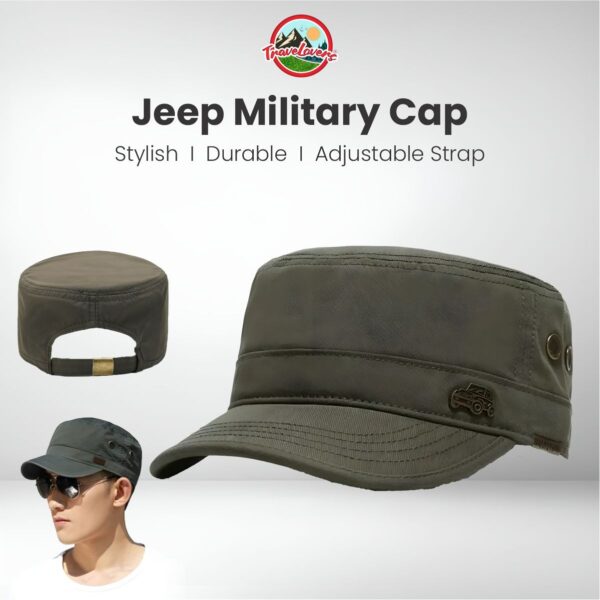 jeep miliitary cap