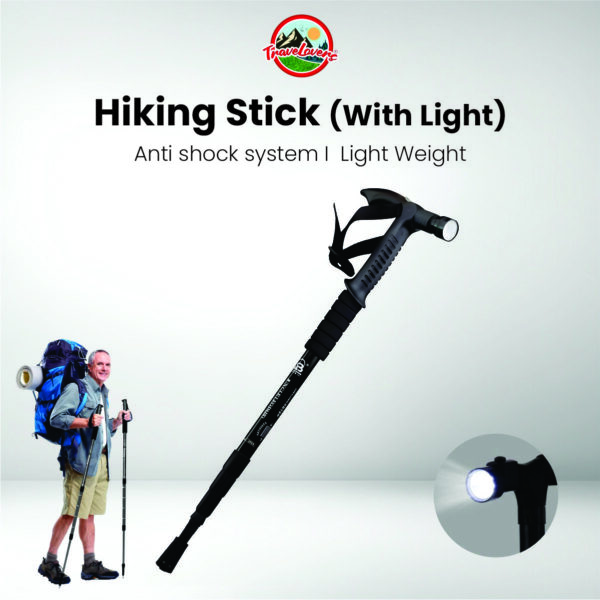 Hiking stick With LED light