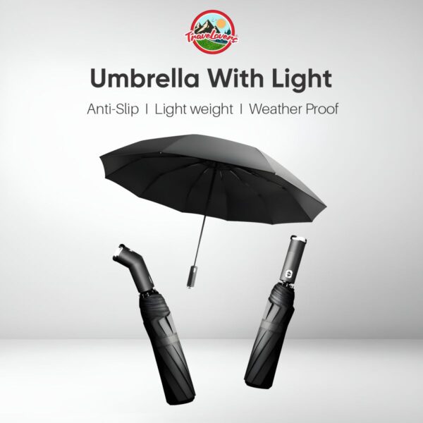 Black Umbrella with ight