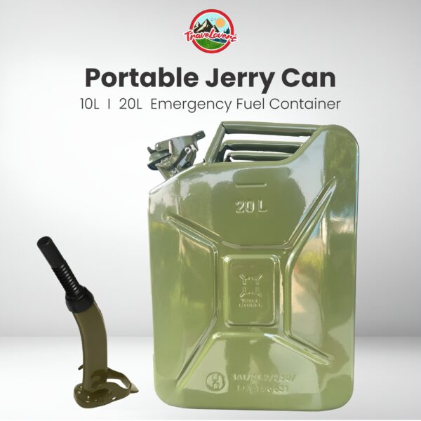 Heavy-Duty 20 Litre Jerry Can – Best-Selling Steel Gas Tank