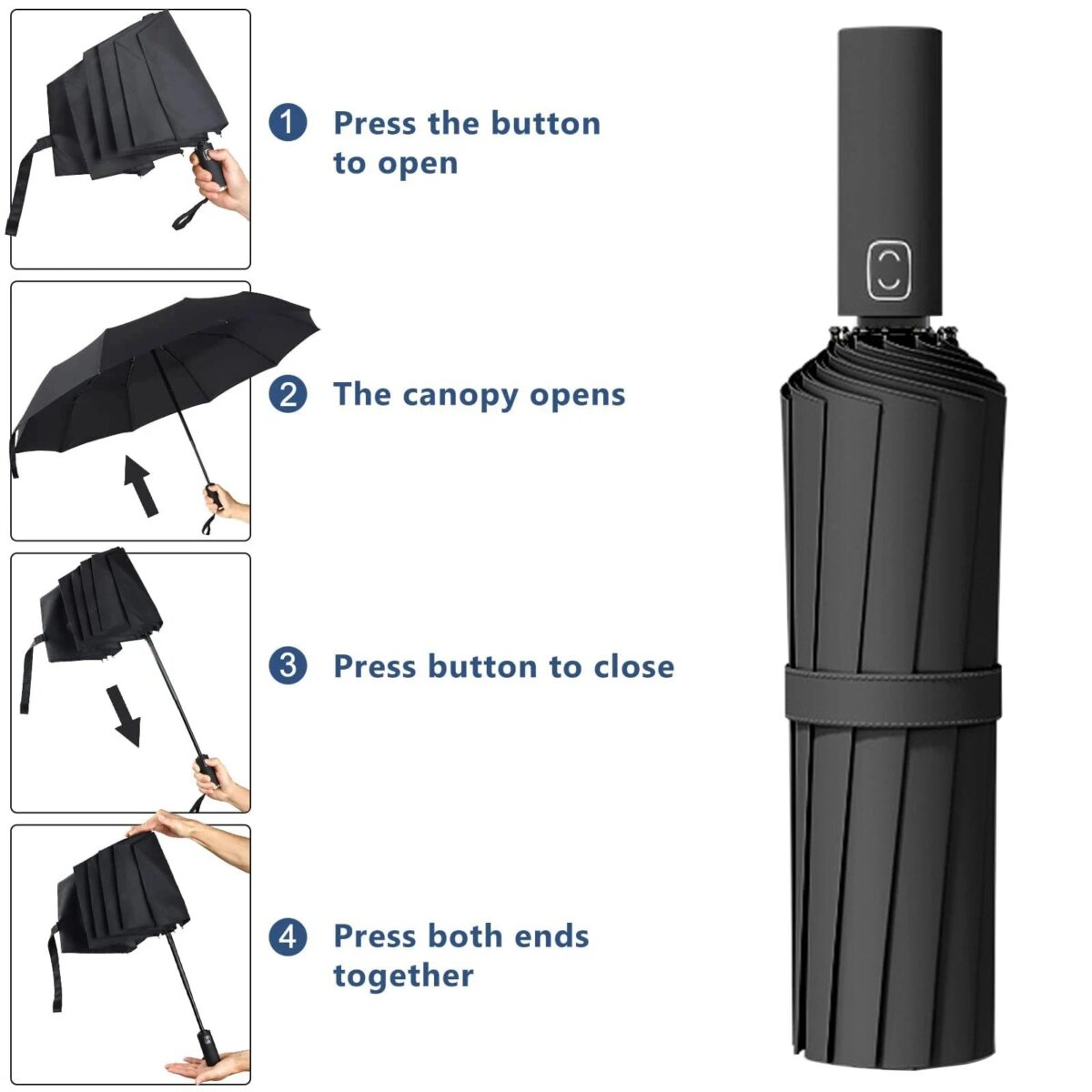 black umbrella