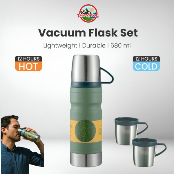 Vacuum Flask Set 680ml